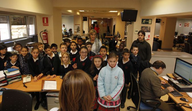 Visita de los alumnos de 4B del Colegio La Enseanza -11